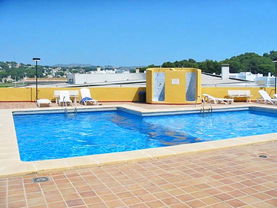 Heerlijk 1-slaapkamer-appartement in het centrum van Moraira, 3 minuten lopen van zee