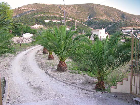 Deze finca staat op ruim 3000 m2 grond en kijkt uit over Moraira en de zee