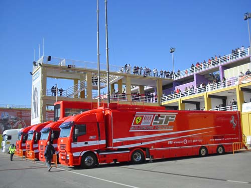 1, 2 en 3 Februari 2010. De Formule 1 teams testen op het circuit van Valencia