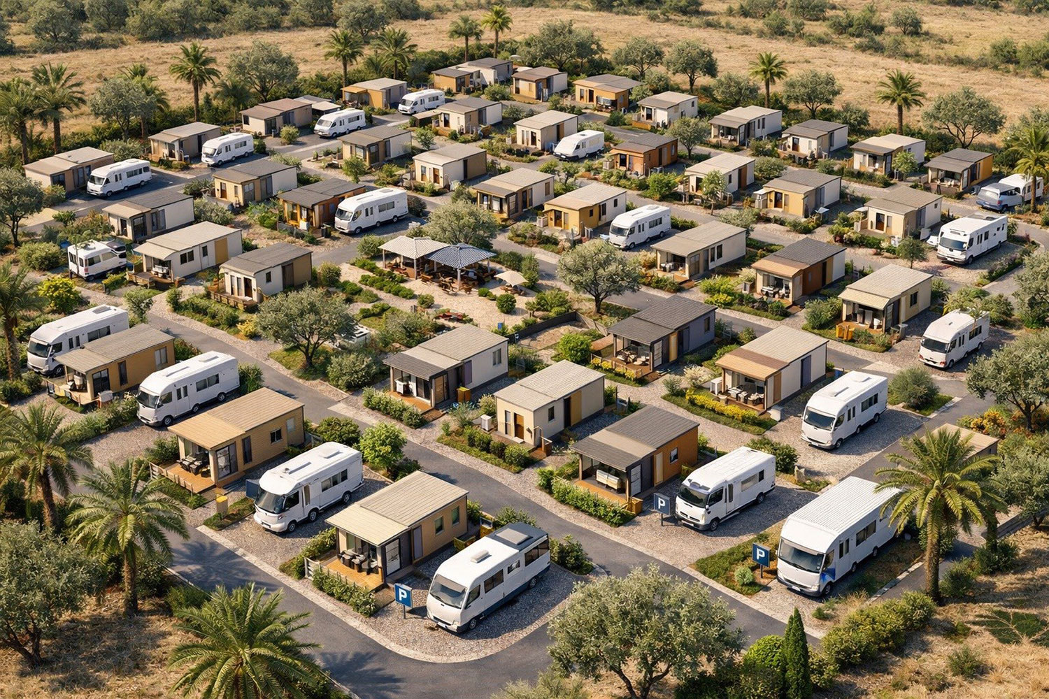 Camper- en tiny house resort