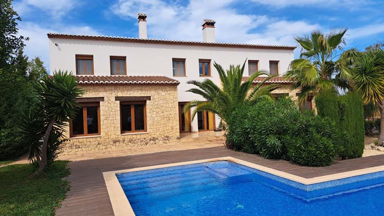 Schitterend landhuis in Benissa op 7 km van het strand